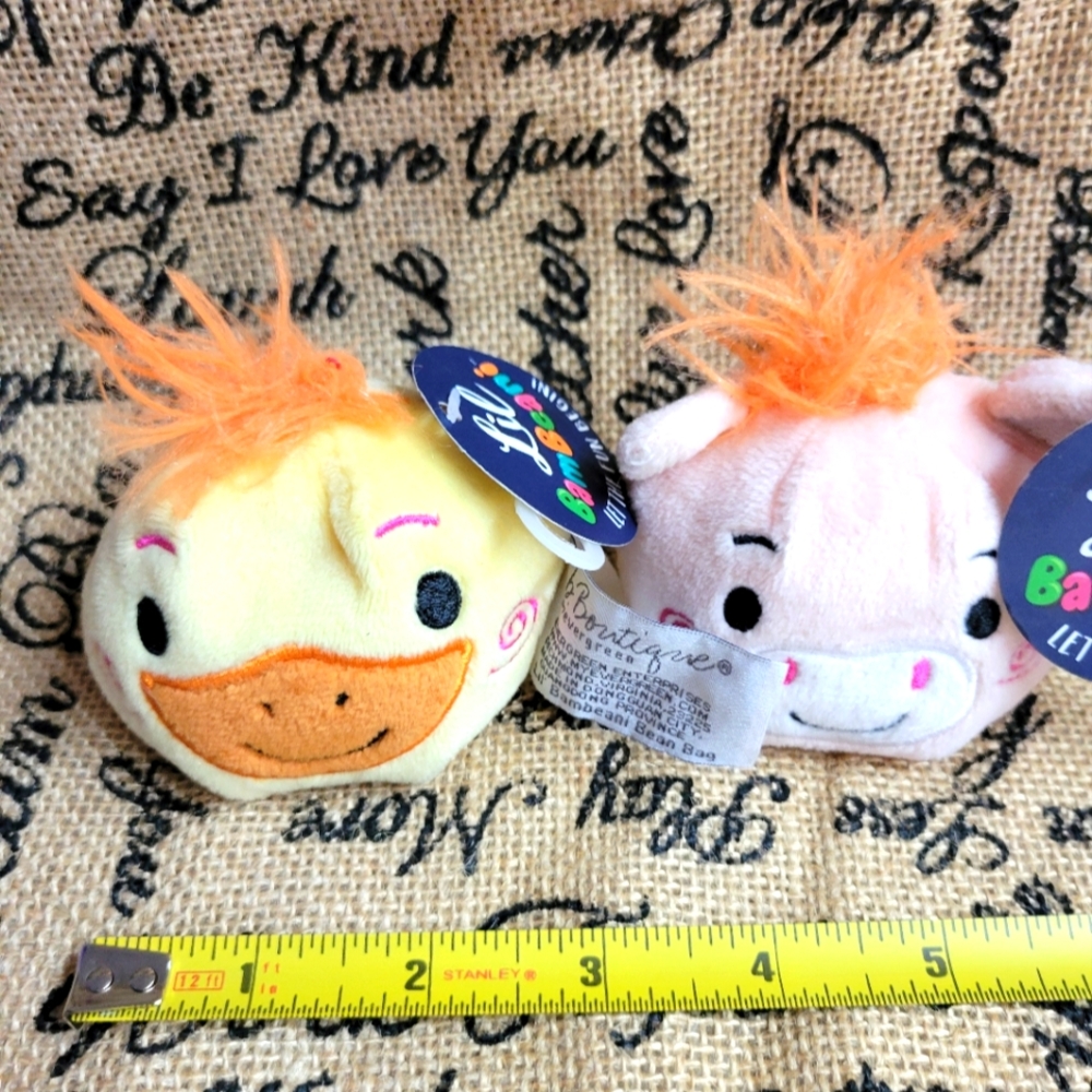 Lot of 2 lil bam beanies let the fun begin